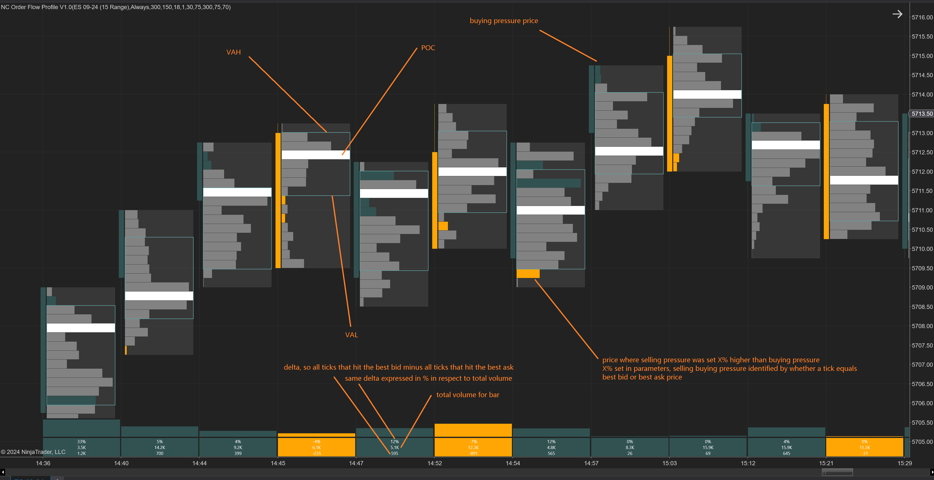 NC Order Flow Profile screenshot 3